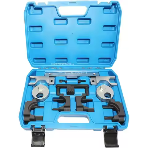 Camshaft Holding Locking Tool Timing Kit Crankshaft Rotating Tool for Mercedes Benz OM651 Engine 1.8
