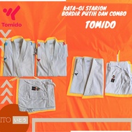 Karate-gi (karate clothes) Kata Starion Black and Combo Tomido Embroidery AKA-AO |