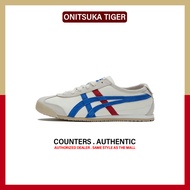 ของใหม่แท้ Onitsuka Tiger Mexico 66 " Blue Red " รองเท้ากีฬา TH2J4L - 0142 รับประกัน 1 ปี