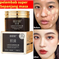 Cordyceps dan Ganoderma Lucidum Concealer Krim Wanita Mulia Krim Wajah Pelembab Jernih dan Hidrasi K