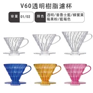 HARIO V60 Transparent Resin Filter Bowl/VD-01/02/03