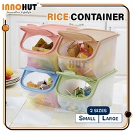 Innohut 3kg 5kg Rice Container Rice Box Rice Storage Rice Bucket Rice Barrel Bekas Beras Baldi Beras