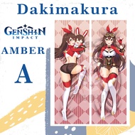 Dakimakura AMBER Genshin Impact - AMBER pillow case Waifu Husbu Anime