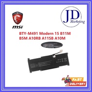MSI BTY-M491 MS-155K 15 A4M-021MY Laptop Battery