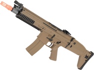 Evike Airsoft - FN Herstal Licensed Scar-L AEG Airsoft Rifle by Cybergun (Color: Desert)