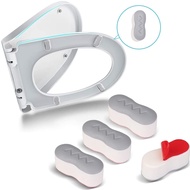 Telecorsa ยางรองกันกระแทก สำหรับชักโครก (1 ชุด 4 ชิ้น) รุ่น Toilet-seat-break-anti-slip-00e-J1