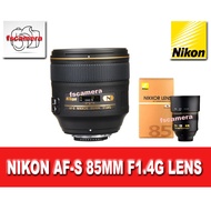 NIKON AF-S 85MM F1.4G LENS