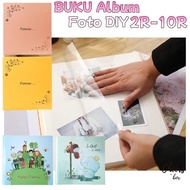 12 Inch/ 18 Inch DIY Photo Album BOOK - Premium Leather Cover, Automatic Lamination & Adhesive, DIY 