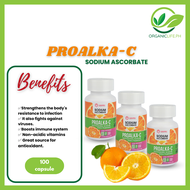 ✅ Authentic &amp; Effective ProAlka C Vitamin C with Alkaline 100 Capsules Vitamin C with Zinc &amp; ImmunPro (Protein Concentrate), Rosehips, Goji Berry an Effective Sodium Ascorbate, Professional &amp; High Quality Alkaline Dietary Supplement by Kishaki Essentials