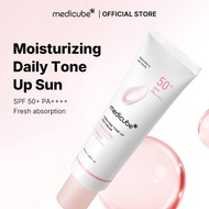 100% Ori Medicube PDRN Pink UV Cream 50ml | Tone-Up UV Cream, Broad Spectrum, Oil-Reducing, Quick-Ab