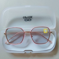Best seller kacamata minus lensa fotocromic model wanita pria masa kini frame titaniun import  cod