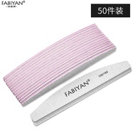 4/10/50Pcs Nail Files Polish Buffer Block 100/180 Grit Nail File Gel Removal Manicure Pedicure Tips 