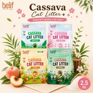 Belif Cassava Cat Litter 2.5kg | Natural Cassava Cat Litter | Clumping & Odour Control