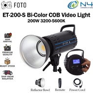 FOTO ET-200-S LED Studio Light 200W,Light Temperature 3200-5600K, Brightness Adjustable 5-100%