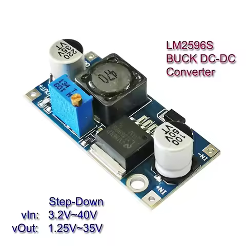 LM2596S DC-DC Buck Converter Vehicle Stabilizers Step-Down Power Supply Module LM2596 Adjustable DC1