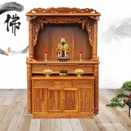 🚢Free Shipping Solid Wood Altar Altar Household Tribute Table Altar Simple a Long Narrow Table New Chinese Style Incense