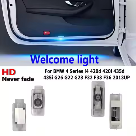 HD For BMW 4 Series i4 420d 420i 435d 435i G26 G22 G23 F32 F33 F36 2013-2024 2023 2015 2014 LED Car 