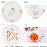 現貨 最後兩件‼️代購‼️日本限定 正版 Mofusand x Sanrio 聯乘系列 - 春日貓 貓福珊迪 可愛貓咪圖案 陶瓷碗碟 (吐司盤/意大利面盤/碗) (Kuromi / Melody / 