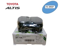 ผ้าเบรคหน้า ใช้สำหรับรถ toyota altis ปี 2008 - 2013 และ altis ปี 2014 - 2018 1ชุด ใช้ได้2ล้อหน้า NT-