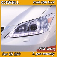 KOWELL Car Styling for Head Lamp for Lexus ES Headlight 2008-2014 ES250 Head Lights ES300 ES350 DRL 