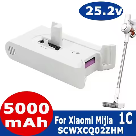 Original 5000mAh For Xiaomi Handheld Cordless Vacuum Cleaner Accessories 1C SCWXCQ02ZHM Vacuum Clean