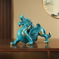 Luxurious New Chinese Style Office Decorative Display Cabinet Boss Chairman Desk Ornament Elite Resi
