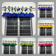 Tulip Buds Theme Valance Curtain Best for Windows and Doors 18 inches x 59 inches