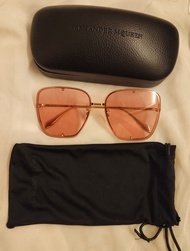 Alexander McQueen 粉色太陽眼鏡