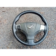 ALZA MYVI leather steering wheel clock spring