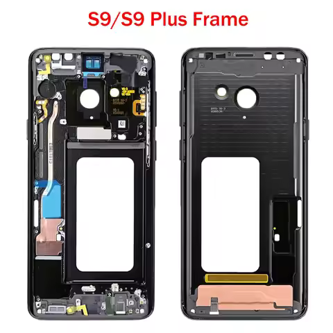 For Samsung S9 G960 G960F S9+ S9 Plus G965 G965F Phone Housing Chassis LCD Plate Middle Frame