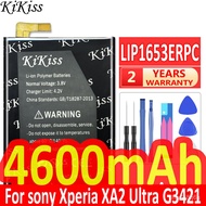 KiKiss 4600mAh LIP1653ERPC Li-polymer Baery For SN Xperia XA2 Ultra G3421 G3412 / XA1 Pl Dual H4213 Mobile one Baerie