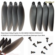 WATTLEMI Remote Control Drone Parts, 58mm/66mm Black Folding Propeller Blades, Plastic Universal Qua
