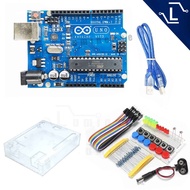 [Luminense]  High quality UNO R3 CH340G For Arduino UNO R3 Development board + USB CABLE LED breadbo