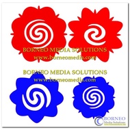 Borneo Dayak Tribal Car Decal/Sticker