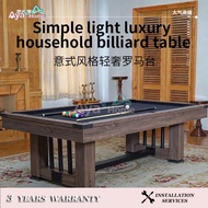 7 Feet/8 Feet/9 Feet 3-in-1 Pool Adult American Black 8 Snooker Billiard Table Household Dining Ping