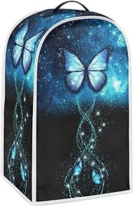 Oamsistay Blue Butterfly Print Blender Dust Cover Stand Mixer Appliance Cover Kitchen Appliance Cover Kitchen Mixer Attachments Small Appliance Covers Keep Your Kitchen Clean