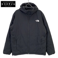The North Face NY82380 黑色雙面保暖連帽夾克，XL 碼 [二手]
