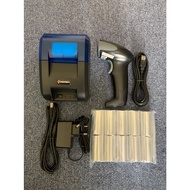 Android Cashier Printer Combo Package + Barcode Scanner + 10 Roll Paper