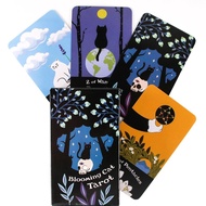 Blooming Cat Tarot Deck 90 Cards High Quality Divination Board Games Party Entertainment Games