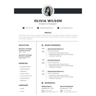 Professional resume and cv template