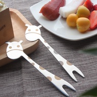 Children's Mirror Fork304Fruit fork Stainless Steel Fruit Fork Animal Fruit Fork Cartoon Fruit Fork 