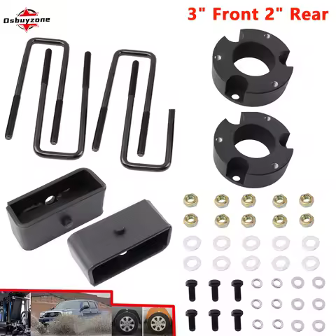 3" Front 2" Rear Leveling Lift Kit For Toyota Tacoma 2WD 4WD 2005-2023 6-Lug only suspension