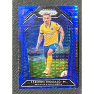 Panini Soccer Card 2020 Prizm Premier League Leandro Trossard Brighton &amp; Hove Albion #176 Blue Breakaway