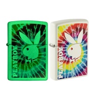 【ZIPPO官方旗艦店】Playboy花花公子-彩色漩渦(夜光漆) 48373