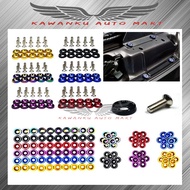 10pcs JDM M6 universal washer screw skru allen key screw