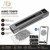 AIMO T08FD Wireless Tattoo Transfer Printer Thermal Stencil Machine with OLED Display Screen for Tat