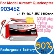 903462 14.8V 4S1P 25C Polymer High-Rate Lithium Battery for Model Aircraft Quadcopter Battery Rechar