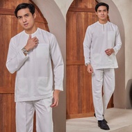 (XS - 3XL) Baju Melayu teluk belanga plus size nikah tunang pengantin sanding baju Melayu sedondon k