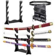 Adust Carbon Steel Roronoa Zoro Swords, Real Metal Anime Sword, Roronoa Zoro Cosplay Costume 41 inch