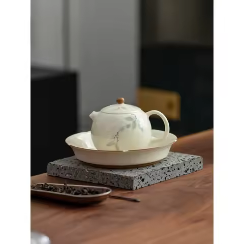 Hand-painted Xi Shi teapot miniature teapot high-end kung fu tea set